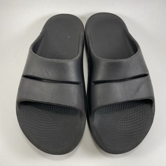 Oofos Ooahh Slide Sandals Mens Size 9 Black Comfort Recovery Shoes, Womens 11 - Picture 9 of 9
